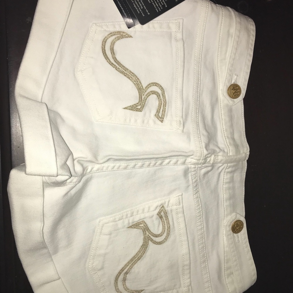 Rock & republic white shorts